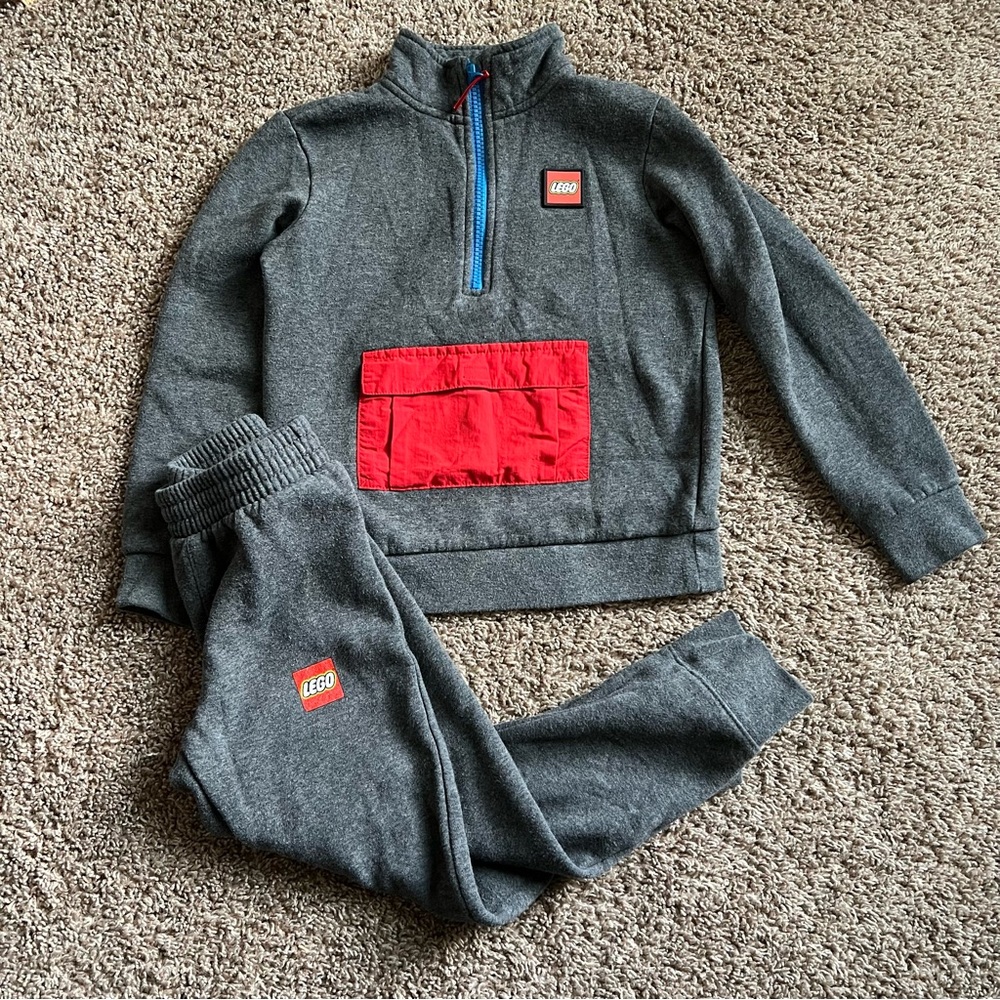 Boys size 5-6 Lego jogger set